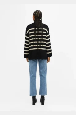 Object Objester L/S Knit Zip Pullover< Bluser & Skjorter|Strik