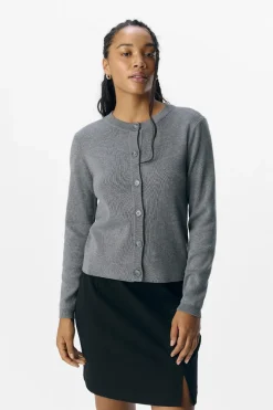 Objester Sli L/S Knit Cardigan*Object Clearance