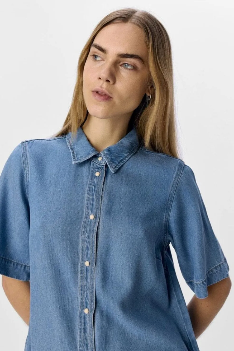 Objframe 2/4 Re Denim Dress*Object Clearance