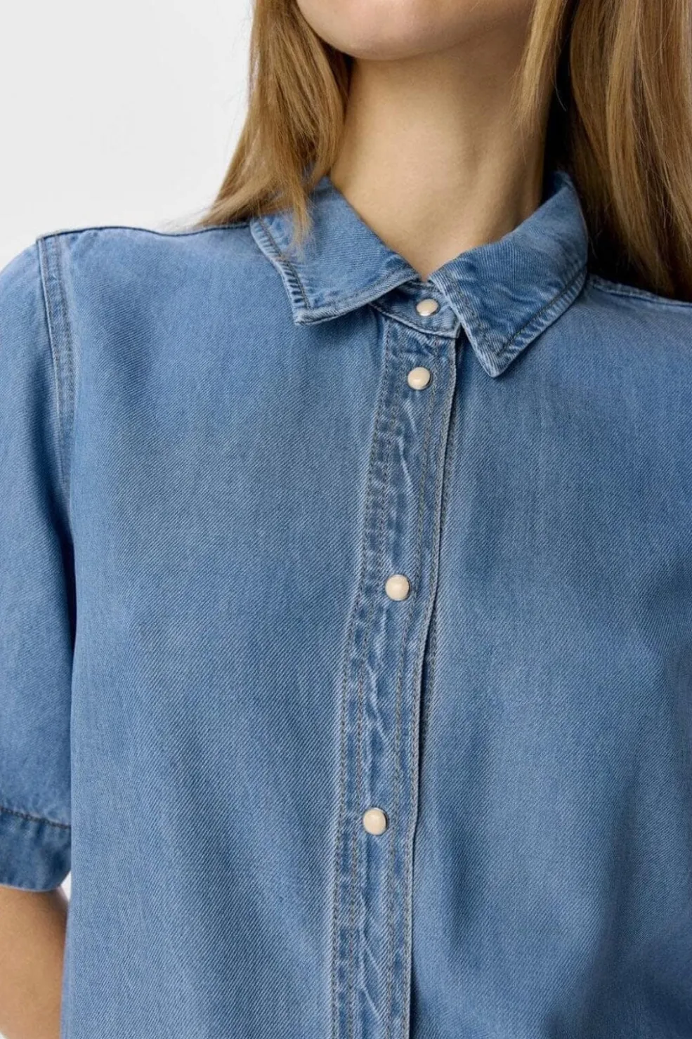 Objframe 2/4 Re Denim Dress*Object Clearance