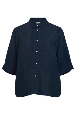 Objframe 2/4 Re Denim Top*Object New