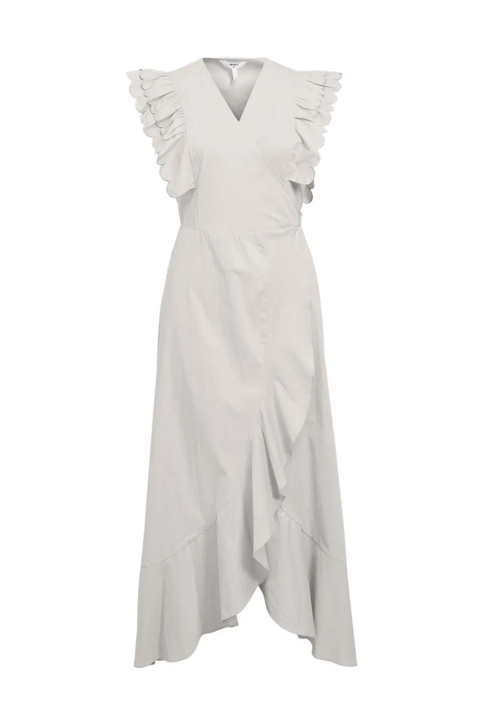 Objhope Papaya S/S Wrap Dress*Object Outlet