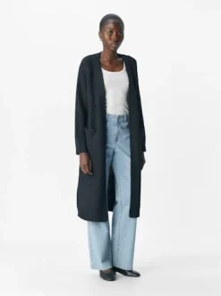 Objmilu Ls Lo Long Knit Cardigan*Object Online