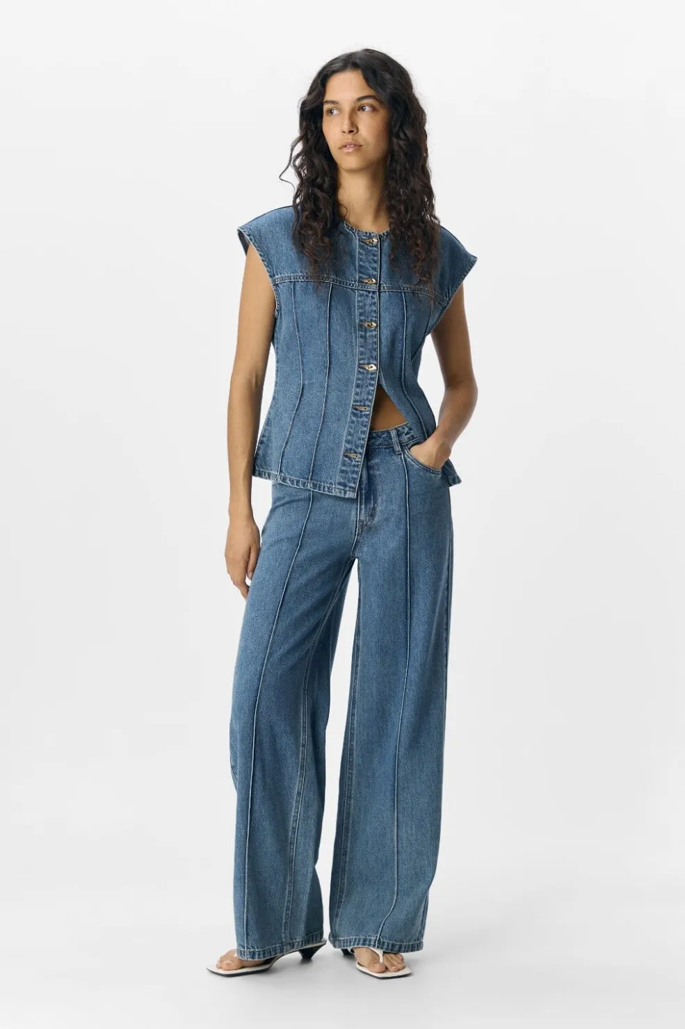 Object Objmoji Divona Wide Jeans 140< Sæt 🛍️|Bukser, Jeans & Leggings