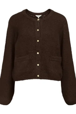Objsaggia Re L/S Knit Cardigan*Object Outlet