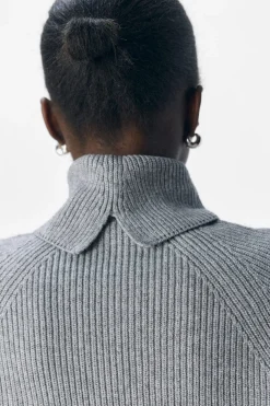 Object Objviola Ls Lo Rollneck Knit< Bluser & Skjorter|Sæt 🛍️