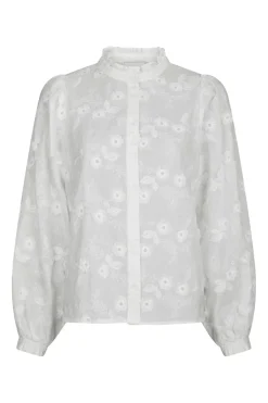 Neo Noir Oda Deco Emb Shirt 166733< Bluser & Skjorter|Ammevenligt Tøj
