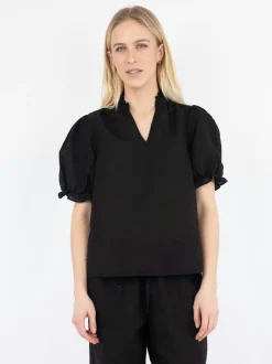 Odesa Linen Blouse*Neo Noir Outlet