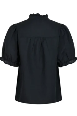 Odesa Linen Blouse 160264*Neo Noir Hot