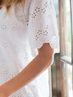 Odet Embroidery Blouse 165172*Neo Noir Sale