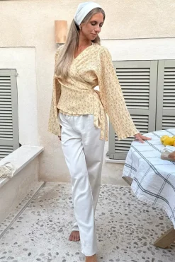 Ofeliaic Wrap Shirt A23939*BYIC Sale