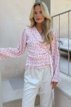 Ofeliaic Wrap Shirt A23939*BYIC Clearance