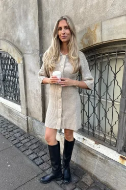 BYIC Oliviaic Knit Dress 1199< Kjoler|Ammevenligt Tøj