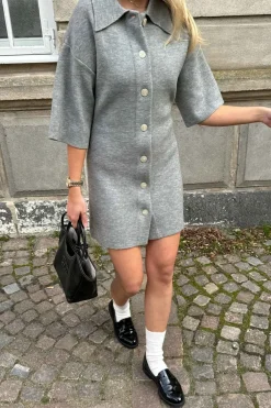 BYIC Oliviaic Knit Dress H105-1< Kjoler|Ammevenligt Tøj