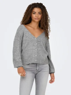 Onladele Ls Lace Mix Revers Cardi Cc Knt*Only Clearance