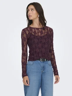 Onlalba L/S Lace Top*Only Online