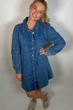 Onlalma L/S Dress Cro*Only Outlet