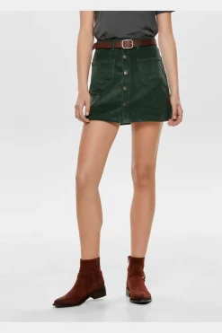 Only Onlamazing Global Cord Skirt< Nederdele