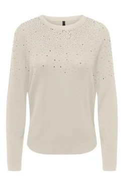 Only Onlanabella Ls Bling O-Neck Knt< T-Shirts & Toppe
