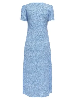 Onlancona Ss V-Neck Dress Moch*Only Outlet