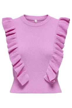 Only Onlashley Sl O-Neck Knt< T-Shirts & Toppe