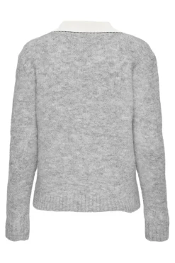 Only Onlazu Ls Polo Neck Knt< Strik|Bluser & Skjorter