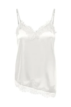 Only Onlbella Strap Satin Lace Top< T-Shirts & Toppe