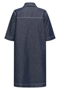 Only Onlbelle S/S Stripe Dress Gua< Kjoler|Ammevenligt Tøj