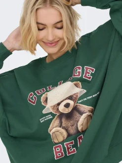 Onlbila L/S Bear O-Neck Swt*Only New