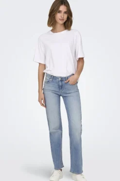 Only Onlblush Mid Straight< Bukser, Jeans & Leggings