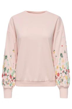 Onlbrooke L/S O-Neck Flower Swt*Only