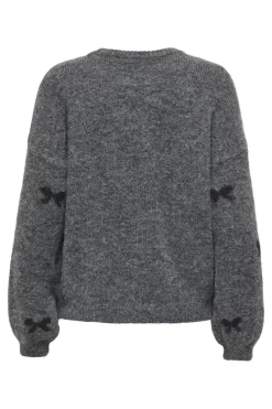 Onlbrunhilda Life Ls Bow O-Neck Knt*Only Discount