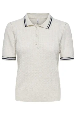 Onlcanton Ss Polo Pull Knt*Only Sale