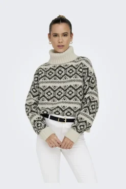 Onlcarin Life Ls Jq Loose Rolln Knt*Only Outlet