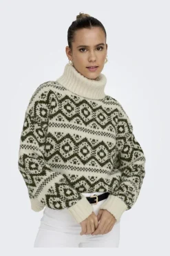 Onlcarin Life Ls Jq Loose Rolln Knt*Only Outlet