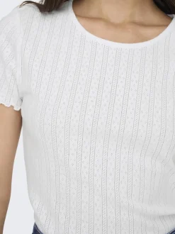 Only Onlcarlotta SS Top< T-Shirts & Toppe