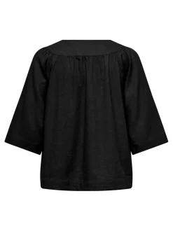 Only Onlcaro 2/4 V-Neck Linen Bl Top Cc< T-Shirts & Toppe