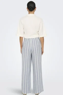 Onlcaro Linen Bl Pull-Up Pant Cc*Only Online