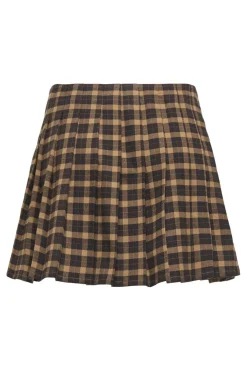 Only Onlcat Life Plisse Check Skirt< Nederdele