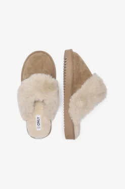 Only Shoes Onlcath Teddy Homeslipper< Tasker & Punge|Hjemmesko