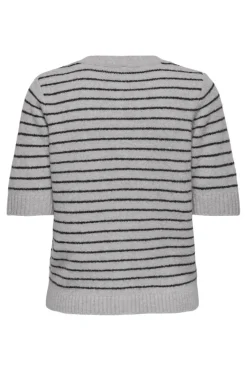 Onlchester Life Ss Stripe Cardi Cc Knt*Only Clearance