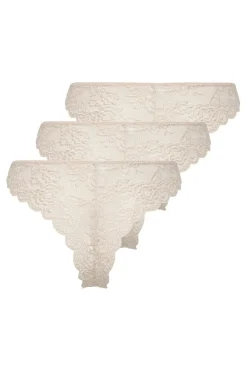 Only Onlchloe Lace Brazil 3-Pack Acc< Nattøj & Lingeri