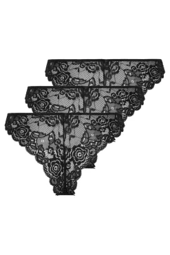 Only Onlchloe Lace Brazil 3-Pack Acc< Nattøj & Lingeri