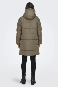 Only Onlclair Puffer Hood Coat Cc< Overtøj & Jakker