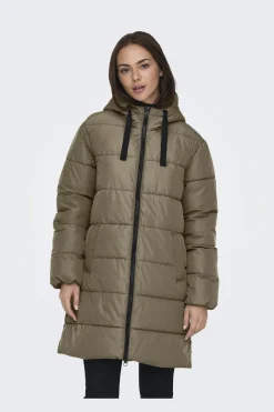 Only Onlclair Puffer Hood Coat Cc< Overtøj & Jakker