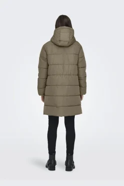 Only Onlclair Puffer Hood Coat Cc< Overtøj & Jakker