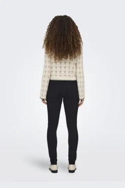 Only Onlcrystal Life Ls Detail O-Neck Knt< Bluser & Skjorter|Strik