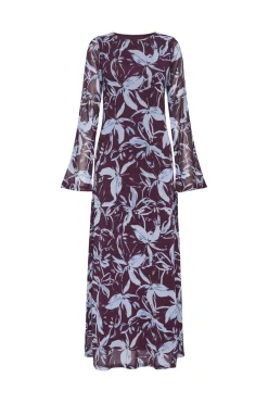 Only Onlcyril Mesh L/S Ankel Dress< Kjoler