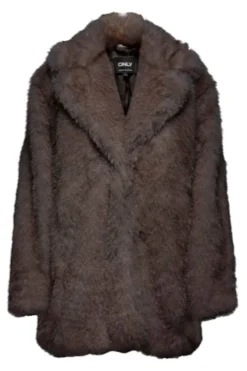 Only Onldawn Life Faux Fur Coat Cc< Overtøj & Jakker