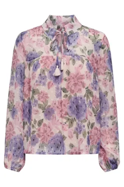 Only Onldina L/S Top< Bluser & Skjorter